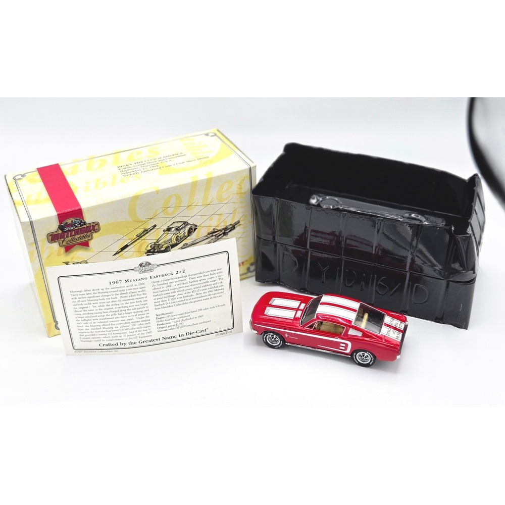 Matchbox Collectibles Die-Cast Car: 1967 Mustang Fastback‎ (DY016/D-M)